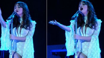 cordoba: lali esposito se trago un bicho en pleno show y no pudo seguir cordoba: lali esposito se trago un bicho en pleno show y no pudo seguir