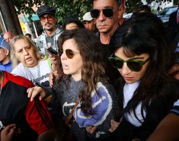 Dalma y Gianinna, en el juicio por la muerte de Diego Maradona.