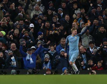 Gol de&nbsp;De Bruyne para el Manchester City