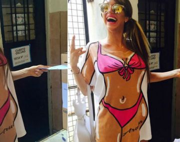 El vestuario de Vicky para ir a votar