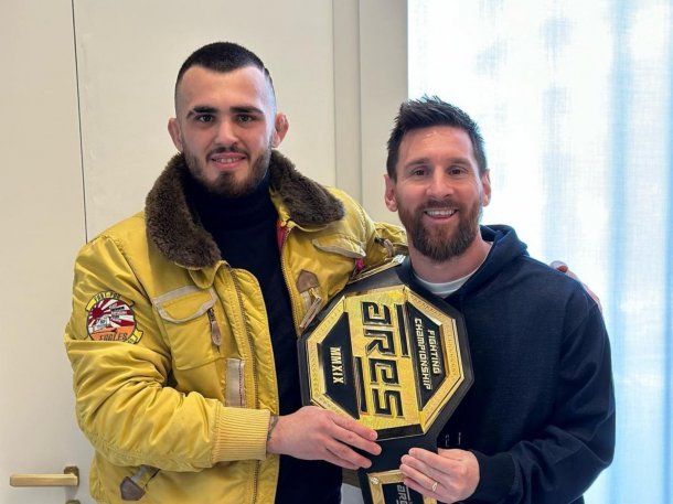 Encuentro de campeones: Lionel Messi recibió a Pepi Staropoli en su casa