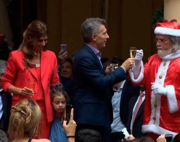 VIDEO: El año que Macri dejó flaco y amargado a Papá Noel