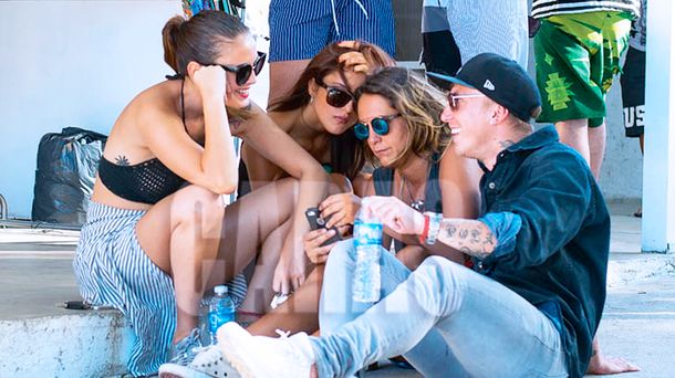 El Polaco y Silvina Luna