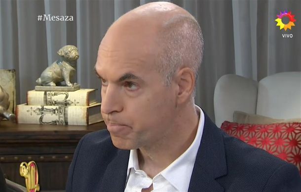 Rodríguez Larreta en la mesa de Almorzando con Mirtha Legrand.
