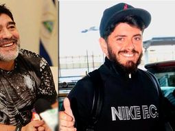 diego jr. hablo de su encuentro con maradona: yo le mande mi telefono diego jr. hablo de su encuentro con maradona: yo le mande mi telefono