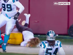 El duro golpe que sufrió la porrista El duro golpe que sufrió la porrista