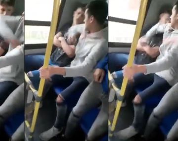 Brutal golpiza a un joven a bordo de un colectivo en La Plata