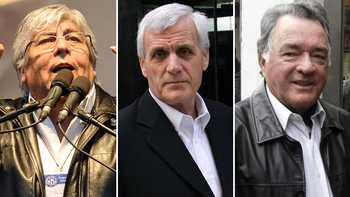 moyano, calo y barrionuevo respaldaron la protesta moyano, calo y barrionuevo respaldaron la protesta