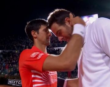No pudo ser: Del Potro cayó ante Djokovic y quedó eliminado del Masters 1000 de Roma