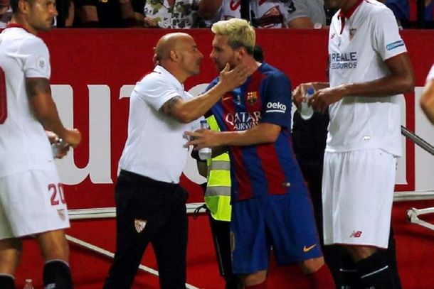 Sampaoli elogió a Messi
