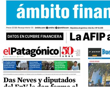 Tapas de diarios del viernes 12 de mayo de 2017