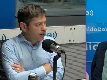 Axel Kicillof, por Radio 10: Es imperioso plantarse ante el Gobierno