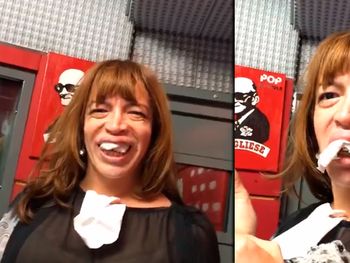 Lizy Tagliani presentó su nueva dentadura 