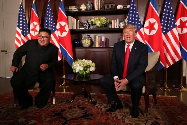 Kim Jong-Un y Donald Trump