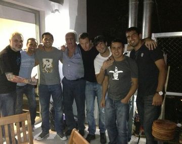 Riquelme y Basile vieron juntos a la Selección