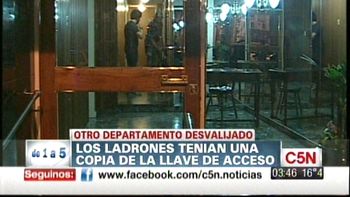 recoleta: desvalijan un departamento en una entradera recoleta: desvalijan un departamento en una entradera