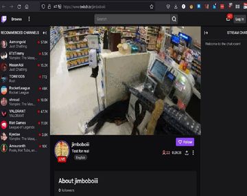 El tirador transmitió en vivo por Twitch el ataque al supermercado