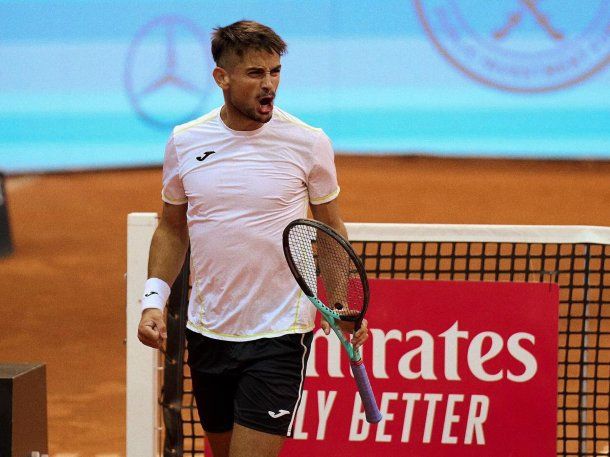 Mariano Navone cayó ante Borna Coric en cuartos de final en Aix en Provence