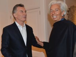 Mauricio Macri se reunió con Christine Lagarde