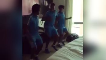 ¿festejo anticipado? el alocado baile de los jugadores de colombia antes de los cuartos ¿festejo anticipado? el alocado baile de los jugadores de colombia antes de los cuartos