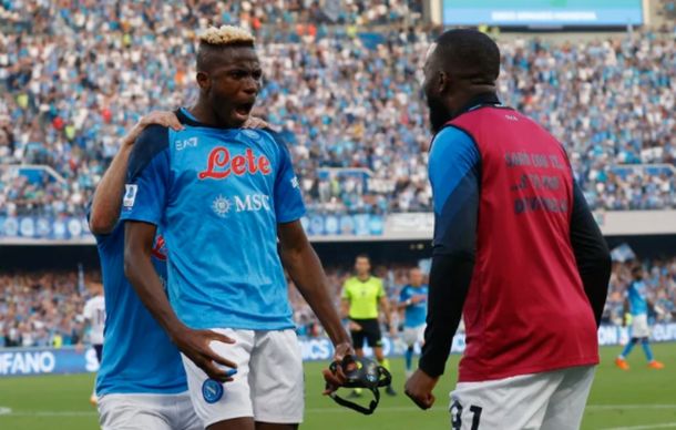 Napoli festejó el título con su público: Gio Simeone sumó minutos