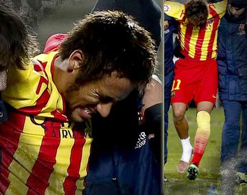 Susto Mundial: Neymar se lesionó solo y encendió la alarma en Brasil