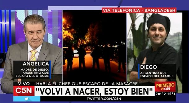 La emotiva charla entre el chef argentino y su madre tras el terror