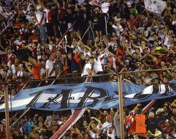 La parcialidad de River en La Fortaleza del Granate
