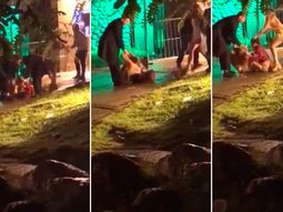 Brutal pelea entre tres chicas durante una fiesta de Año Nuevo