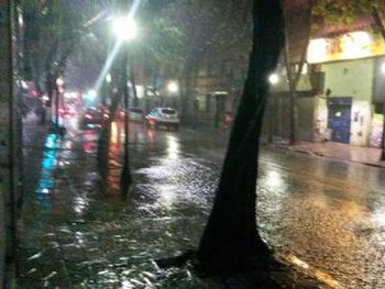 Imágenes del diluvio en Buenos Aires