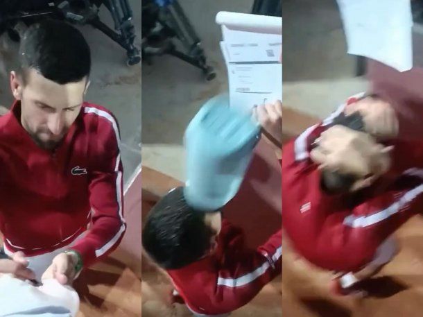 El incidente que sufrió Novak Djokovic tras un triunfo en el Masters 1000 de Roma