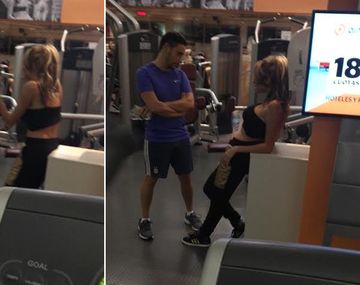 Reapareció Vicky: está rubia y volvió a entrenar