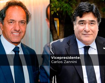 Presentaron la fórmula Scioli-Zannini