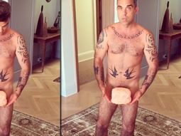Robbie Williams se desnudó en su cumpleaños