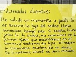 Un llamativo cartel es viral en Facebook