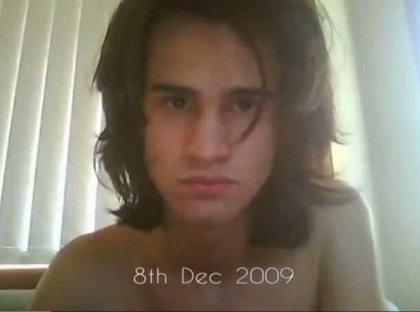 Un video que muestra la transformación de un chico en mujer