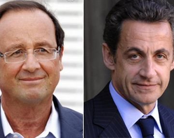 Francois Hollande y Nicolás Sarkozy