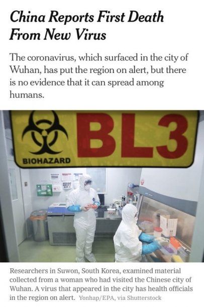 Los medios anunciaban el inicio de la pandemia: