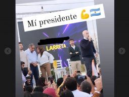 El blooper con Larreta en La Rioja: un concejal quiso taparlo