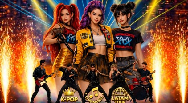 Gladiadoras K-Pop: Golden Power lanza su gran gira internacional 2026