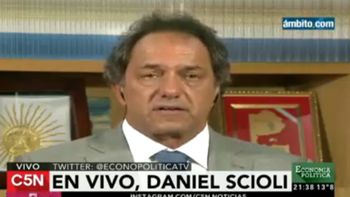 #sciolienc5n: no va a haber ningun problema de falta de dolares #sciolienc5n: no va a haber ningun problema de falta de dolares