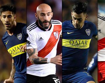 En la cuerda floja: los jugadores que deben cuidarse de la amarilla en la primera final del Superclásico