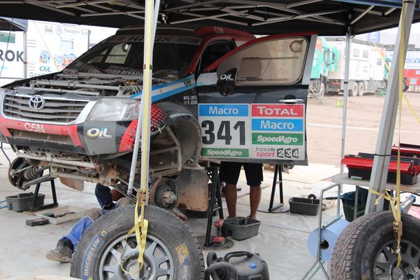 Nazareno López promedió otra buena actuación en el Dakar 2015