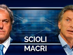 Macri y Scioli  protagonizan histórico debate a 7 días del balotaje