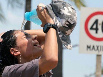 Calor extremo en la Ciudad de Buenos Aires.