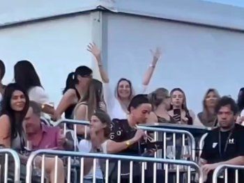 Karina Milei, presente en el show de Tini Stoessel en Tecnópolis