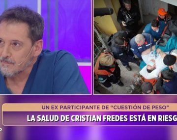El drama de un exCuestión de Peso: tuvo que ser rescatado por bomberos