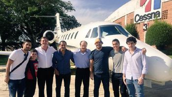rumbo a la casa blanca: ramon diaz va al monumental en avion rumbo a la casa blanca: ramon diaz va al monumental en avion