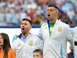 El Himno Nacional Argentino en Argentina vs Canadá por la Copa América 2024.