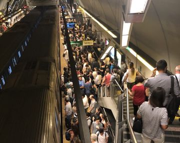 Línea H de subte - Crédito:&nbsp;@dadatina